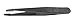 Excelta - 609 - Tweezers - Plastic - Straight - One Star - Acetal, 0.0655" Height, 0.44" Wide, 4.5" Length