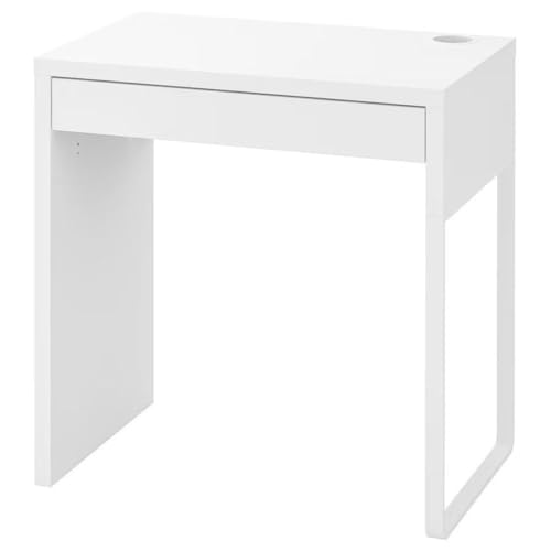 Image of Ikea MICKE Desk, White, 73x50 cm