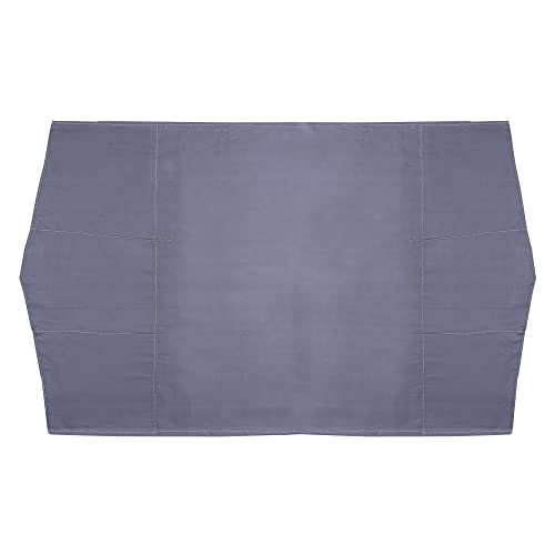 OrientalWeavers Floral Printed Cotton Fridge Top Cover/Refrigerator Top Cover with Utility Pocket on Both Sides | Grey, 28x48In