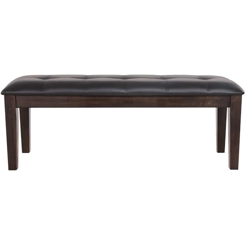 Signature Design by Ashley Haddigan Traditional Upholstered Dining Room Bench,