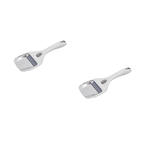 SOLUSTRE 2pcs Rallador manual para queso plástico ergonómico miniatura 1