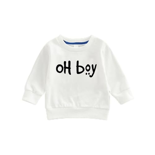 Boys' Long Sleeve Hooded Sweatshirt Child Kids Toddler Baby Boys Girls Letter Long SleeveTops for Boys Girls 5-16