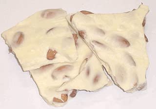 Scotts Cakes Smooth White Chocolate Almond Bark in a 8 oz. White Gourmet Box