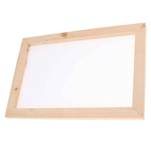 Consejos para Comprar Fabricación de papel - los preferidos. 44 Marco de malla de madera para hacer papel, molde para desbarbar, herramientas para manualidades, fabricación de papel, impresión, 20 x 30 cm, pantalla para fabricación de papel,...
