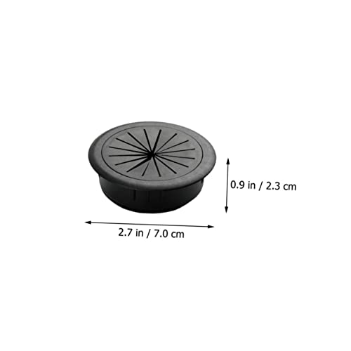 Organizador de cables para escritorio SEWACC 6 piezas, cubierta de orificio duradera para gestión ordenada de cables, tapa removible para fácil instalación para uso en oficina y hogar miniatura 2