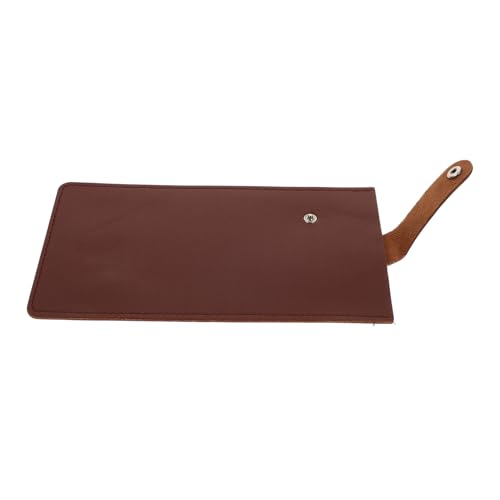 Luxshiny Étui De Protection Pour Couteau Cuisine Large En Cuir Pu Marron, Étanche Et Portable, Compatible, Protection Sécurisée Pour Chef Et Usage Extérieur