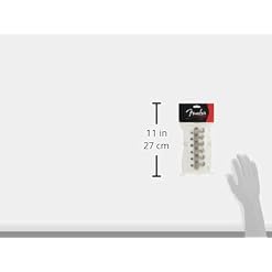 Fender Road Worn – Set de mécaniques pour guitare électrique – Set de 6 – Nickelées - Les Beatles, Paul McCartney, John Lennon, RIngo Starr, George Harrison Fender Road Worn - Set de mécaniques pour guitare électrique - Set de 6 - Nickelées – Image 4