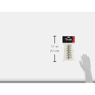 Fender Road Worn – Set de mécaniques pour guitare électrique – Set de 6 – Nickelées - Les Beatles, Paul McCartney, John Lennon, RIngo Starr, George Harrison Fender Road Worn - Set de mécaniques pour guitare électrique - Set de 6 - Nickelées – Image 4