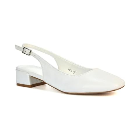 ESSEX GLAM Women's Slingback Court Shoes Cover