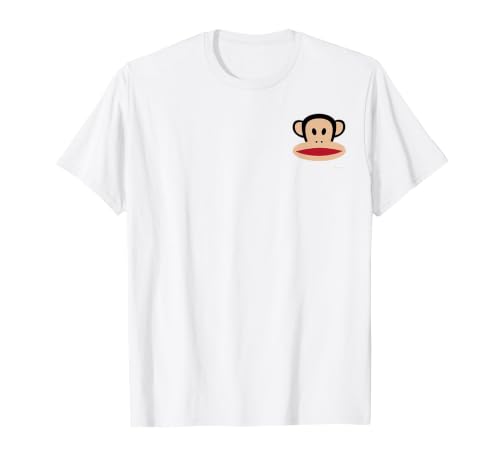 Paul Frank Julius Pocket Face Logo T-Shirt, Men, White, 6X-Large