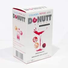 Donut Collagen Peptide 4,500 Mg, 1 Box (150G x 15 Sachets) by Triple W Shop