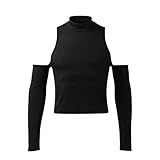 Kswzd Men Sexy Muscle Shirts Turtleneck Tank Top Tee Vintage Black Cotton T-Shirt XXL