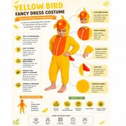 Image of Raj Costume Animal Fancy Dress Costume for Boys & Girls | Hooded Full Body Wildlife Zoo Animal Jumpsuit | Soft Costume for School Function, Fancy Dress, Halloween, Birthday, Cosplay & Role Play