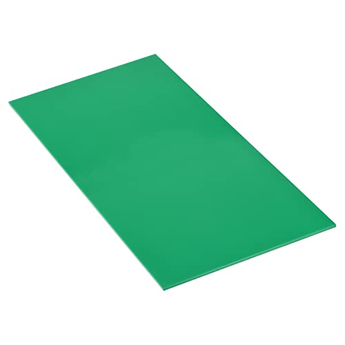 Image of MECCANIXITY PMMA Acrylic Sheets Colored Non Transparent 12 x 6 Inch Green for Glass, DIY, Painting, Art Craft