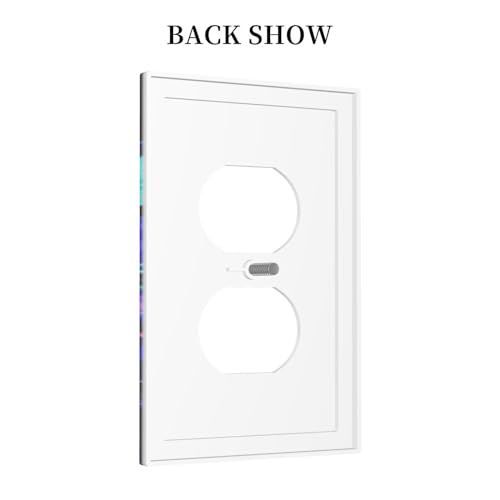 Placa de pared única dúplex resistente para dormitorio temático 4