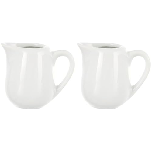 Tognana Vesuvio, Mini Lattiera, Porcellana, Bianco (Confezione da 2)