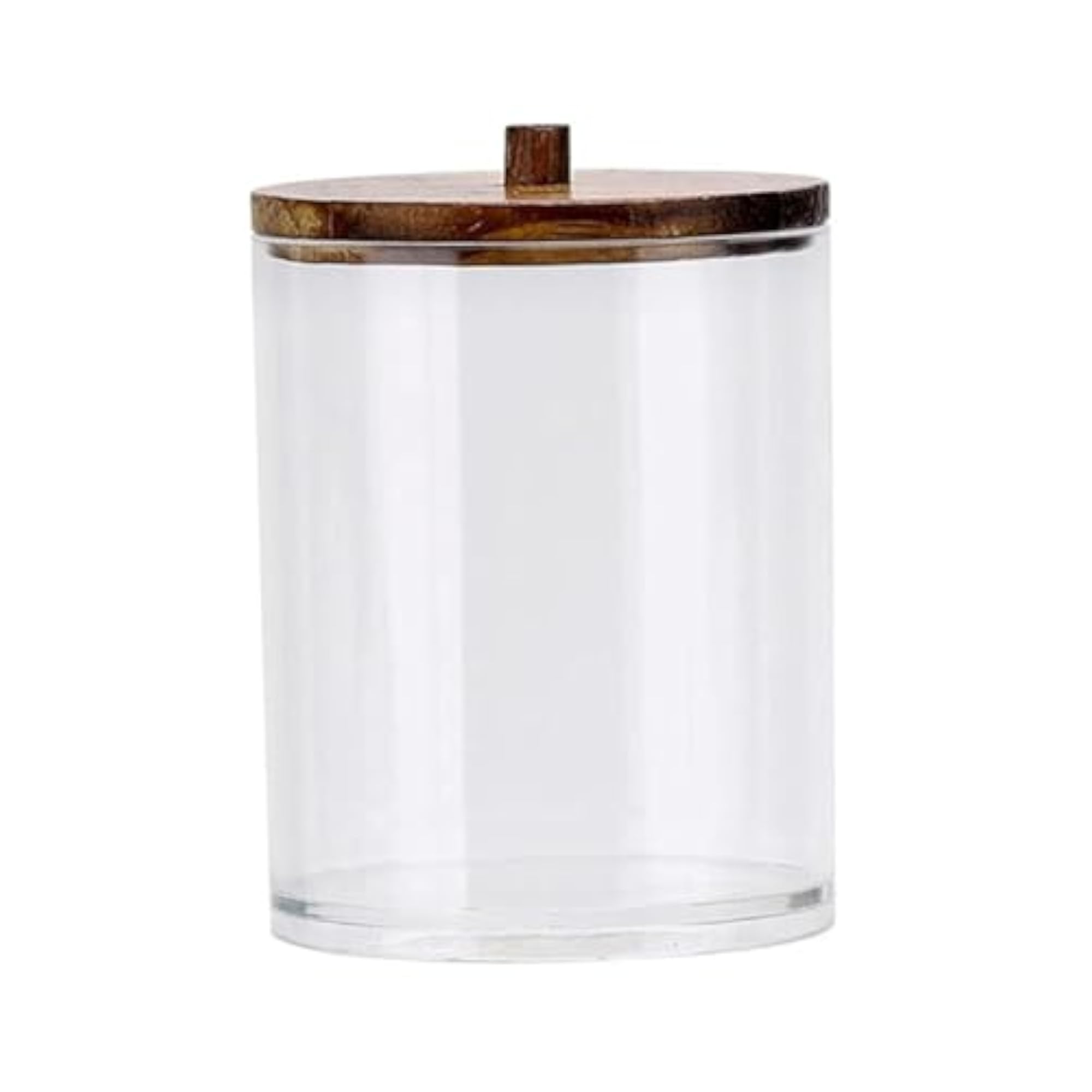 5x Transparent Cotton Swab Storage Canister