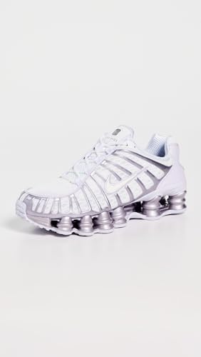 Nike, Women's Fitness and Exercise Sneakers, Multicoloured White