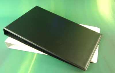 A4 Landscape PVC, 2D Ring Binder (Black)