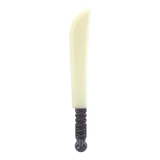 VFM e-Store - Machette d'arme d'Halloween phosphorescente ou friandise pour fêtes d'Halloween effrayantes, effrayantes, déguisements, accessoires et accessoires de déguisement – Machette de 39,7 cm