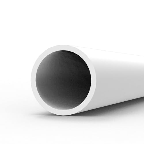 Tube creux en styrène robuste à paroi 0,7 mm facile à couper et coller