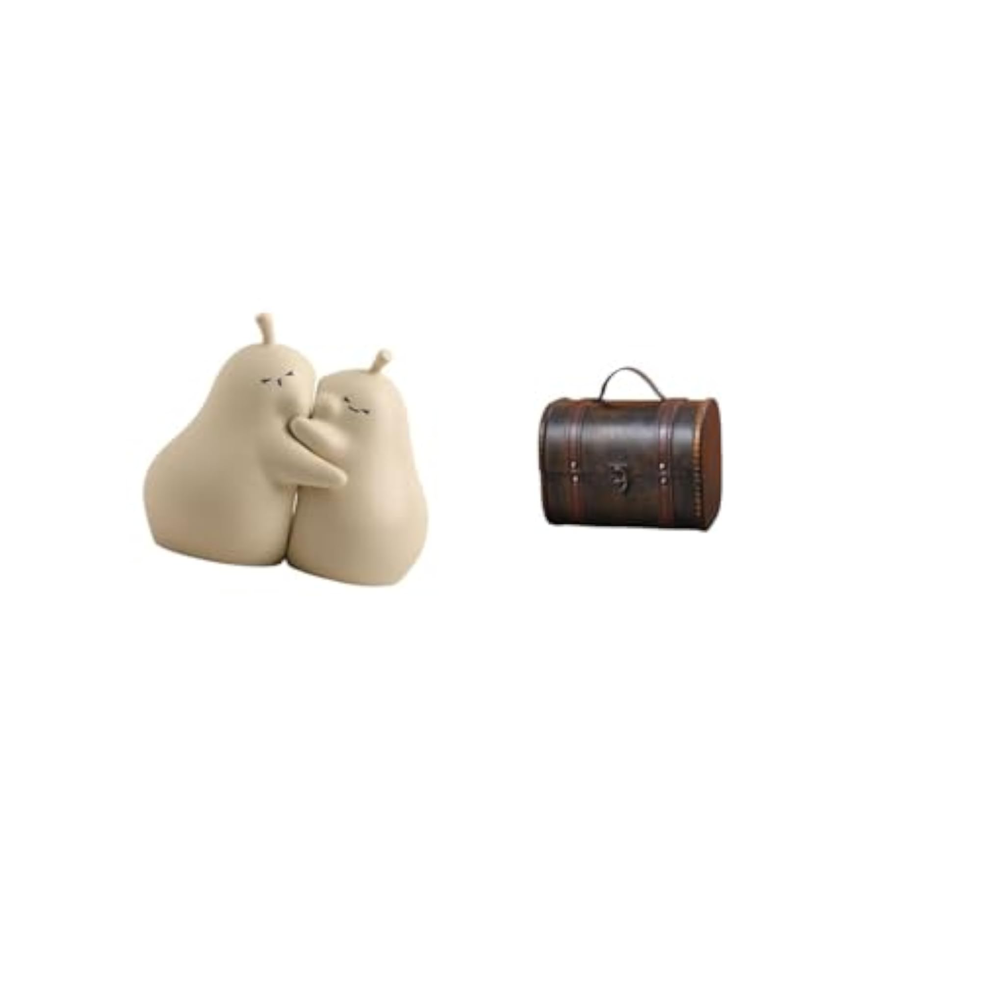 Ceramic Pear Book Stand Organizer, Vintage Design