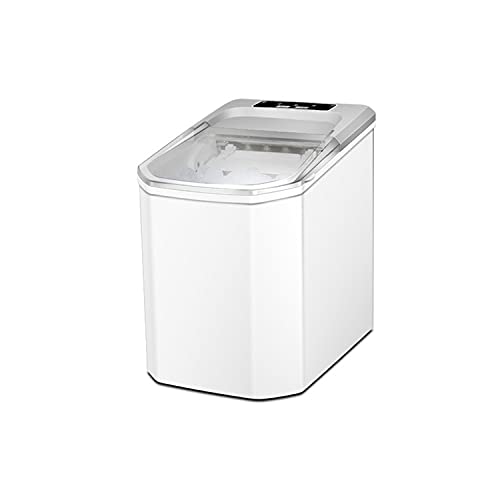 Máquina fabricadora de hielo con pantalla LED, auto-limpiable, portátil, para mostrador, capacidad de 2 L, produce 9 cubos en 8 minutos, para hogar, bar, cocina y oficina miniatura 1