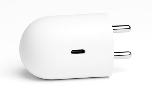 Image of Google 45W GaN Type C Fast Charger Adapter Compatible with Pixel 10 /10 Pro /10 Pro XL /10 Pro Fold /9 Pro XL /9 Pro /9 Pro Fold Series /Chromebook & More, 45 w USB C Quick Rapid Charge for Phones, White