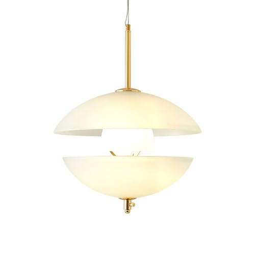 Lustre de luxe nordique LED en verre pour salon moderne