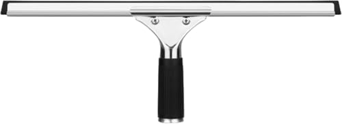 Sadior 水切りワイパー ガラス掃除 シリカゲルスクイジー ガラス掃除プロ用ツール 水切りワイパー 風呂 ウォータースクイジー スクイジー ガラススクイジー ガラス掃除 ステンレス製 グラス掃除 車 家庭キッチン お風呂 鏡 窓 グラススク (ブラック