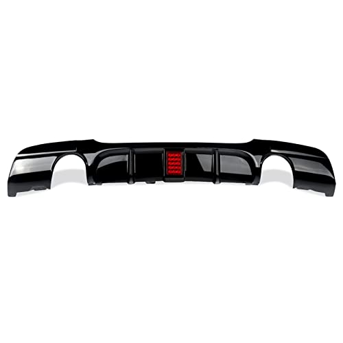  per B&MW Serie 3 E90 E91 335i 2005 2006 2007 2008 2009 2010 2011 2012 M-Sport Paraurti Posteriore DIFFUSORE Nero Lucido Spoiler Posteriore Spoiler
