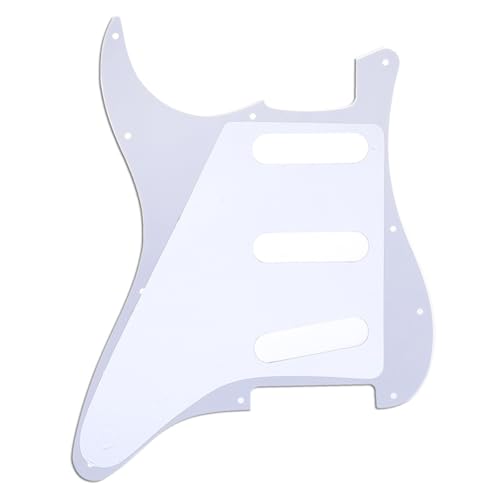 Image of Musiclily SSS 11 Hole Strat Guitar Pickguard for Fender USA /Mexican Made Standard Stratocaster Modern Style, 4Ply Tortoise Shell