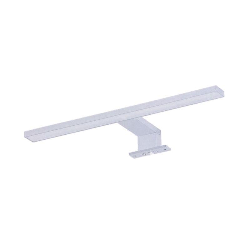 Silamp - Aplique de pared para cuarto de baño blanco, 6 W, IP44, 6000 K, 8000 K, color blanco frío
