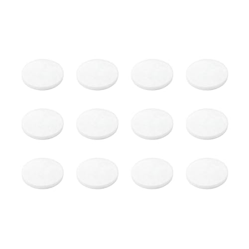 Image of Nispira Disposable Replacement Filters Compatible with Omron Healthcare Filters 1 /2 inch NE-C18 NE-C25 C30FL 9930, 12 Pack White