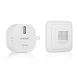 Smartwares SmartHome Funk-Schalterset mit Bewegungmelder und Mini-Einbauschalter für Geräte bis zu 1000 Watt, SH5-SET-ST