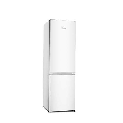 Hisense RB438N4EW2 -Frigorífico Combi No Frost, Capacidad Neta 334 L, 2 Metros de Alto, Compresor Inverter, ECO mode, Silencioso 39 dBA, Acabado Inox
