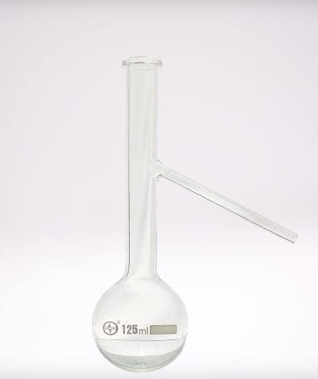 ISKO® Borosilicate glass Distillation flask with side tube (125 ml)