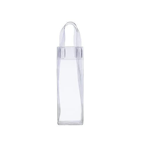 Kit com 5 Sacolas Ice Bag Para Bebidas Gelo Vinho Espumante Cervejas Plástico