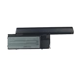 Compatible avec la batterie d'ordinateur portable Latitude, D630 D620 ATG D630c Precision M2300, remplacement 7,4 V 55 Wh haute capacité.
