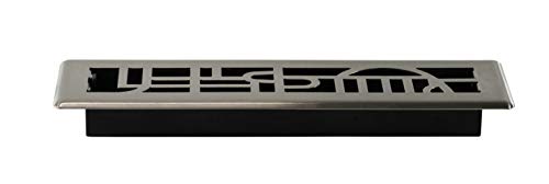 Décor Grates Adh212-Nkl Art Deco Floor Register, 2X12 Inches, Brushed Nickel #TOP4
