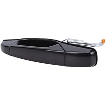Akozon Rear Exterior Door Handle Black Plastic Vehicle Exterior Outside Handle Replacement for Chevy XL EXT Left Side 20954815 80120 15915619 25890259