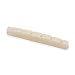 StewMac Slotted Unbleached Bone Nut, For Fender Guitars, Flat Bottom, 7-1/4