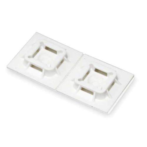 Embases adhésives de 2,5 cm pour ranger les câbles du bureau de la maison
