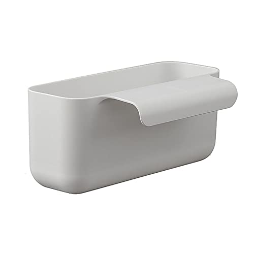 Escurreplatos grande para colgar en la cocina, drenaje vacío, para lavar los restos de la cocina, almacenamiento de residuos de cocina, escurridor de platos negro (A, talla única)