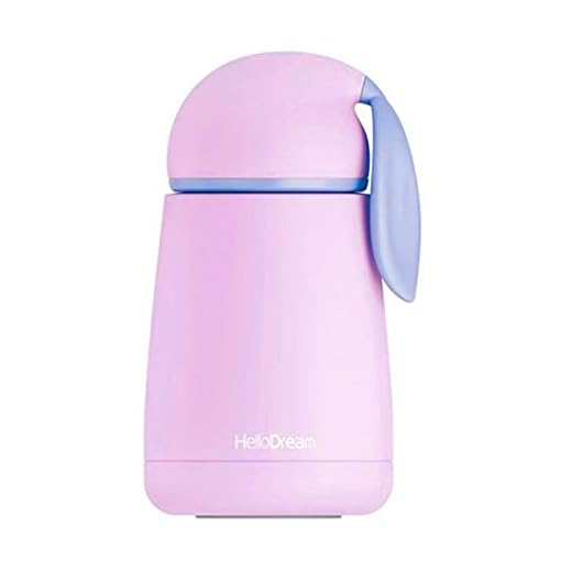 300ml rostfritt stål bärbart sött vakuumflaska isolerat vatten dricks kopp kaffe rånar termiska sport vattenflaskor (Color : Purple 300ml)