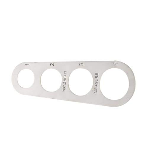 Cabilock Règle de Mesure Spaghetti Acier Inoxydable Outil Pratique pour Portions de Pâtes Cuisine Facile à Utiliser et Nettoyer