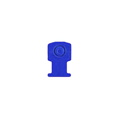 Attache de câble à profil bas KIMS-H430-C6 Panduit rivet push bleu x100