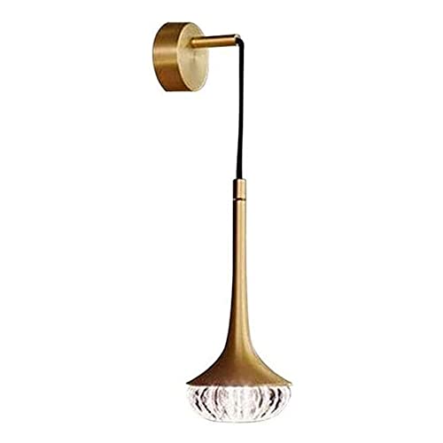 Farol de pared de arte de hierro posmoderno y cristal elegante 2