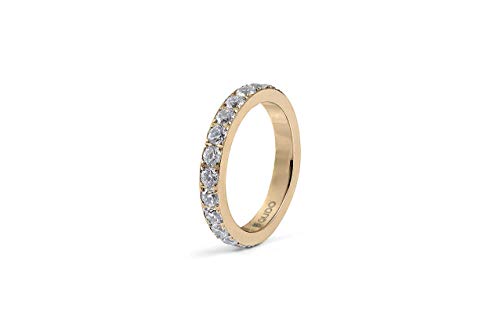 Bague en acier inoxydable Qudo Eternity pour magnifier vos looks