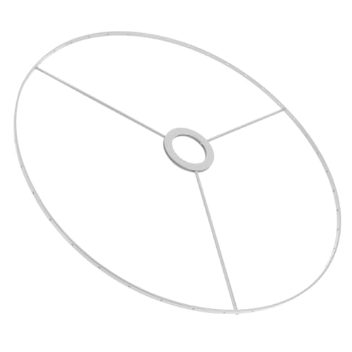 Mikikit Diy Metal Lamp Shade Frame Construction Vintage Design for Custom Lighting Projects Easy to Clean and Maintain Fits Light Sockets